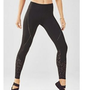 Fabletics floral mesh power Leggings